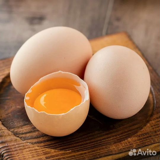 Домашние куриные яйца