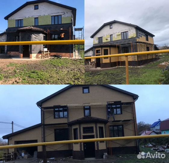 Монтаж сайдинга фасадные работы Отделка кровли