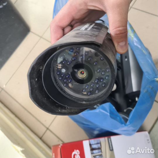 Камера видеонаблюдения уличная комплект бу