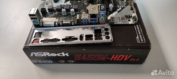 Материнская плата AM4 ASRock B450M-HDV R4