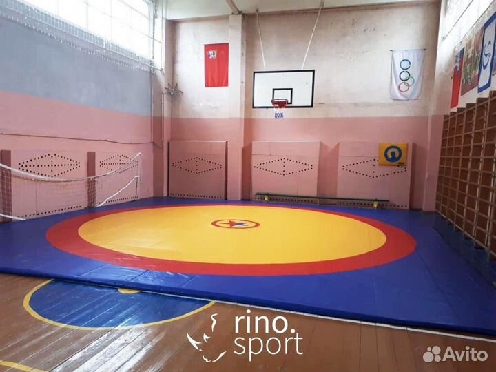 Борцовские маты 5см, 1х2м