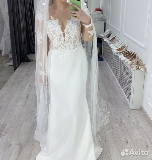 Свадебное платье рыбка