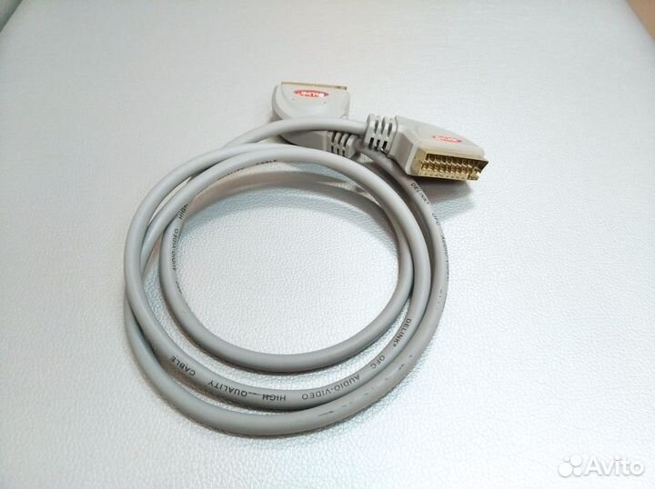 Кабель Scart DeLink 1,5 м