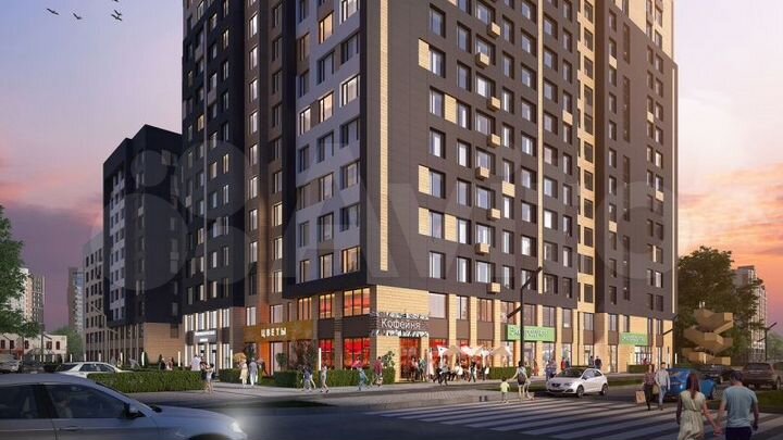 Квартира-студия, 22,8 м², 7/17 эт.