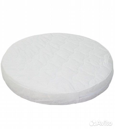 Матрас детский в круглую кроватку