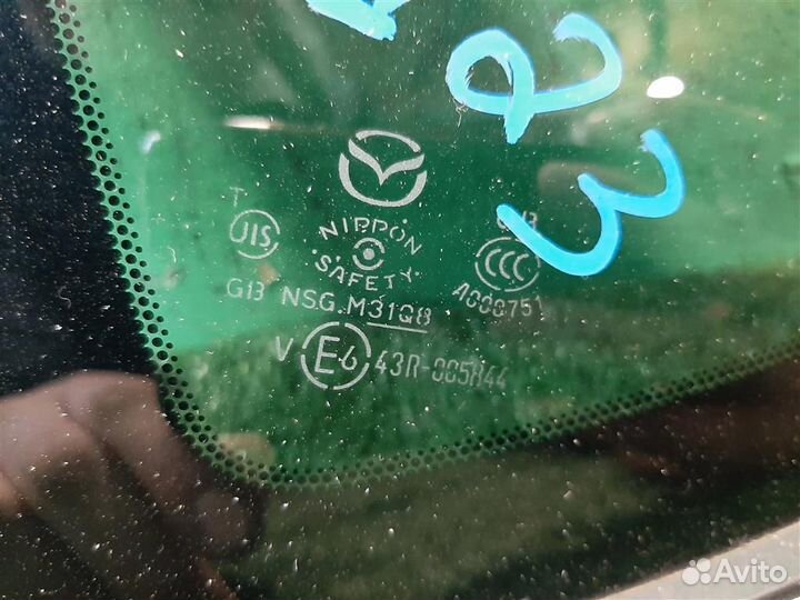 Стекло багажника левое Mazda 6 (GH) 2010