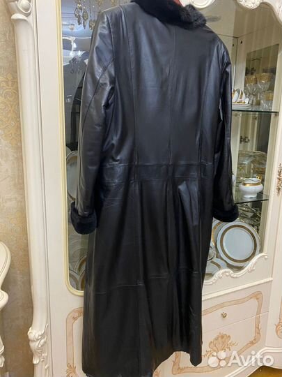 Кожаное платье натуральная кожа