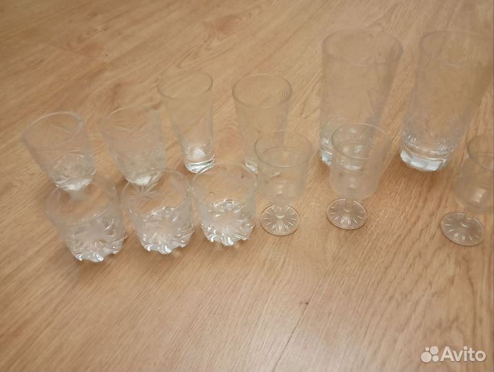 Рюмки и стаканы