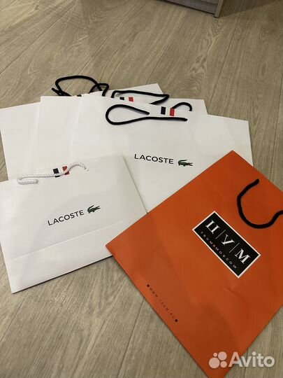 Пакеты Lacoste и цум