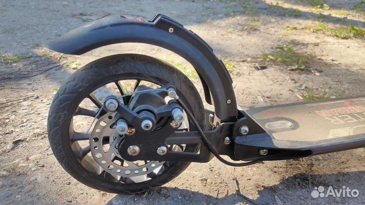 Самокат до 100кг с дисковым тормозом