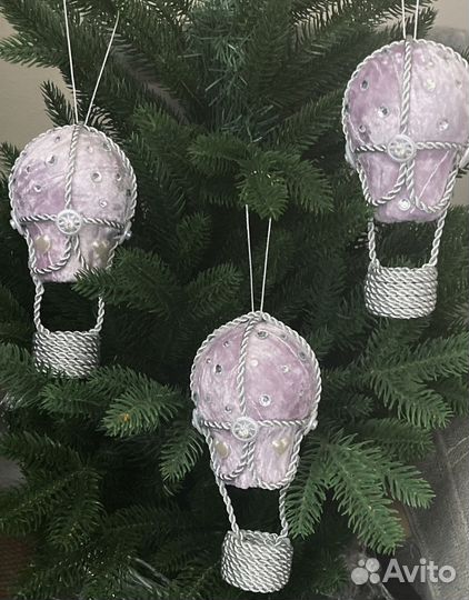Елочные игрушки ручной работы