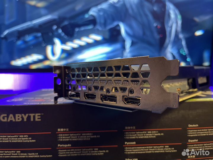Видеокарта gigabyte GeForce RTX 3050 gaming