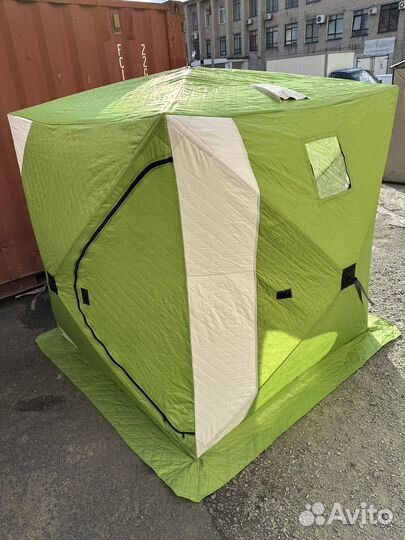Палатка зимняя Куб 180х180х220 см 3х слойная