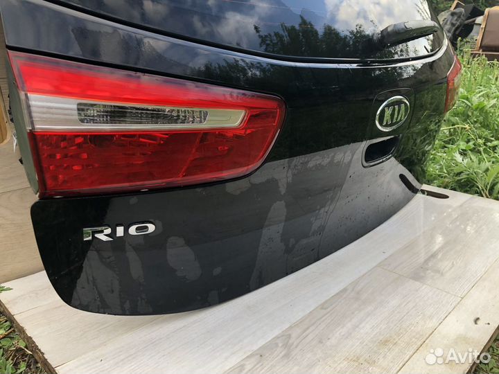 Крышка багажника kia rio 3 рестайлинг