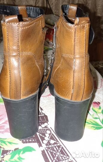 Ботильоны женские зимние натуральная кожа39