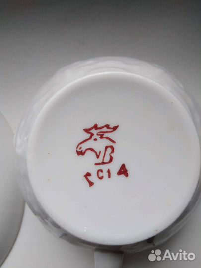 Чашка с блюдцем фарфор СССР