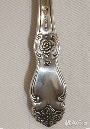 Мельхиоровая ложка большая