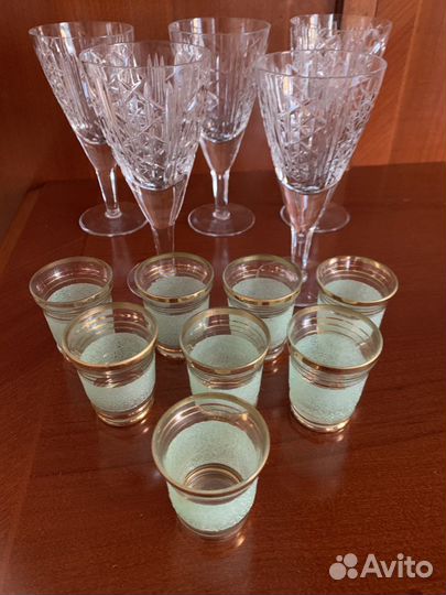 Фужеры и салатники хрустальные СССР