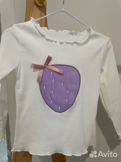 Лонгслив для девочки 98 -140