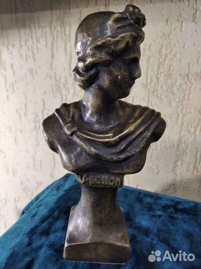 Бюст Апполон бронза