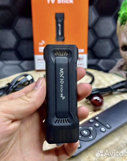 Tv stick 4k /тв смарт приставка (android)