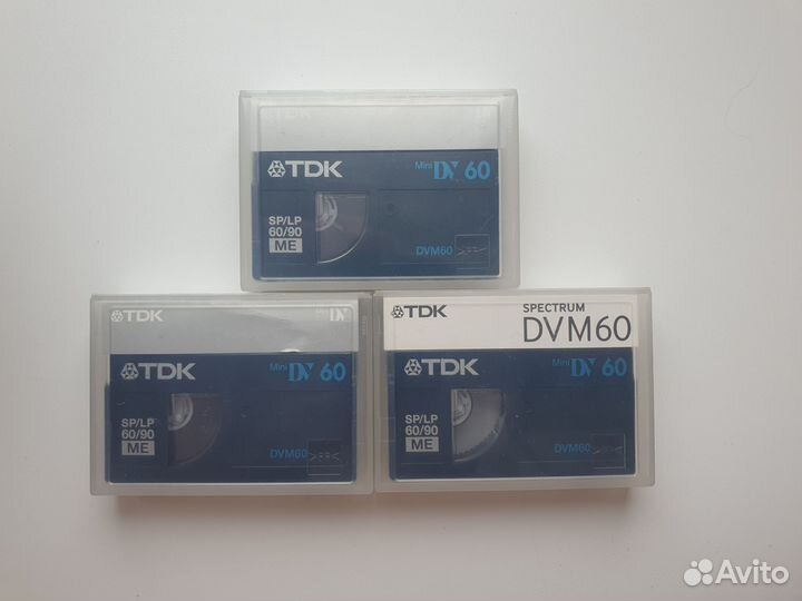 Mini Dv кассеты TDK 3 штуки
