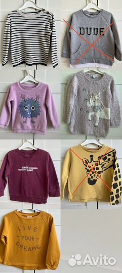 Одежда на девочку 110-116 пакетом или по отд-ти