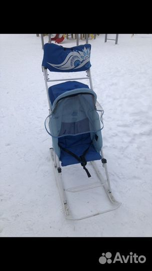 Коляска санки