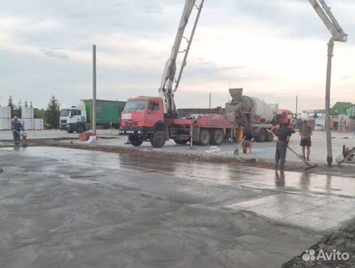 Бетон с доставкой в миксерах