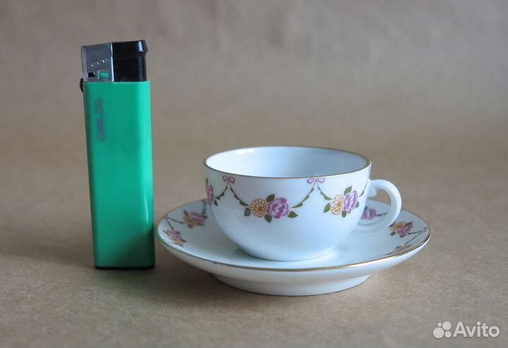 Кофейная пара лфз, бокал Сумы, чайник Полонне