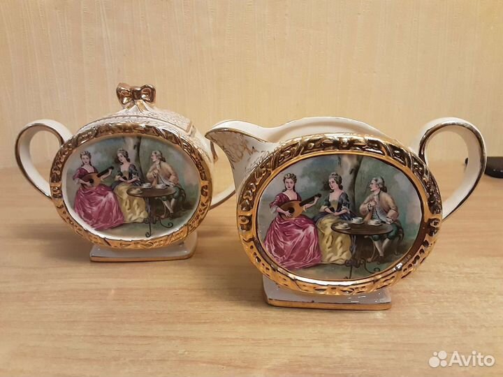 Сливочник молочник сахарница