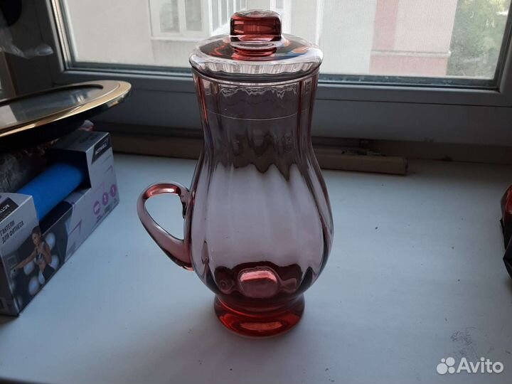 Кувшин СССР Марганцевое стекло