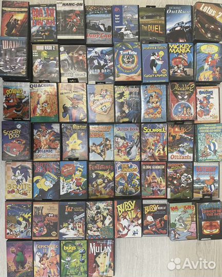 Картриджи Sega (Обновление 05.06.23) 90-х 2000-х