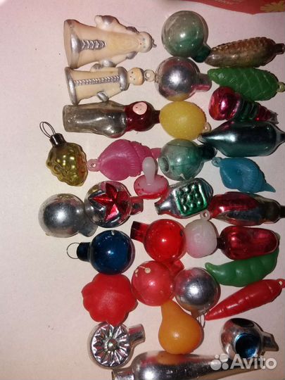 Новогодние игрушки СССР советские Малютка