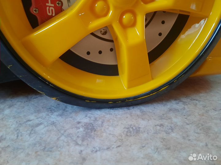 Детская кровать машина с матрасом