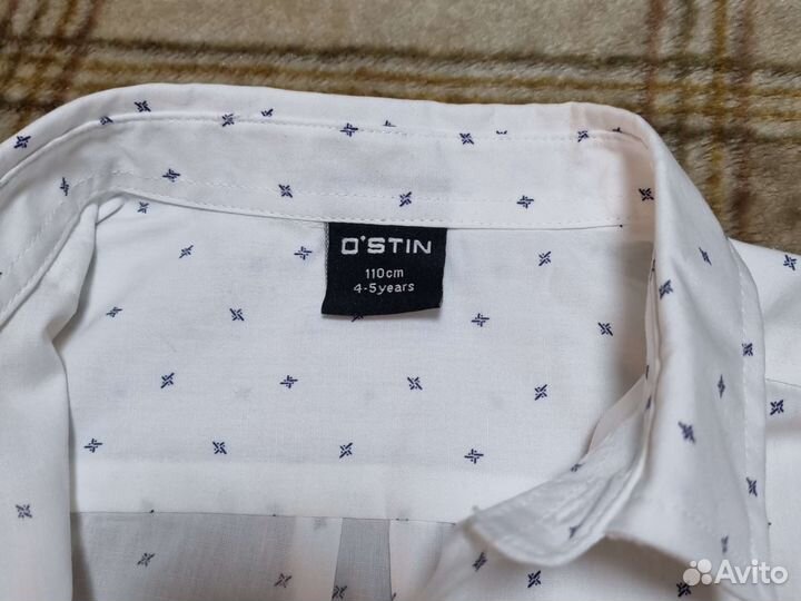 Рубашка на мальчика с длиным рукавом