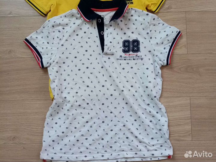 Рубашки-поло, футболки на мальчика, 134, 140, 146