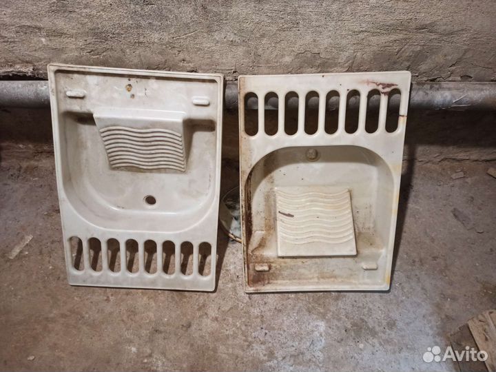 Раковины пластмассовые для стирки 72см х 49см