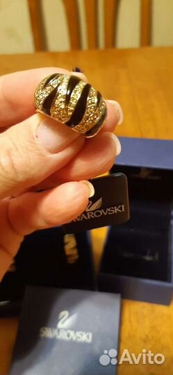 Кольцо и серьги swarovski оригинал Торг