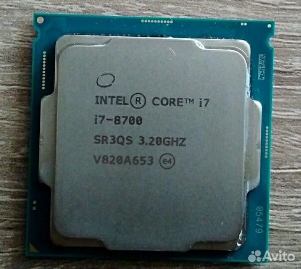 Cpu intel core i7 8700, 3.20Ghz, Lga 1151v2