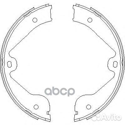 4735 00 колодки барабанные ручника Audi Q7, MB