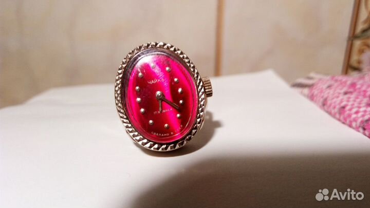 Часы перстень винтажные СССР 