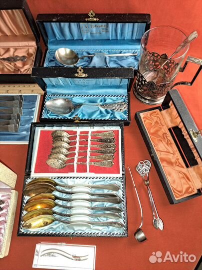 Ложки серебряные 830проба и прочие