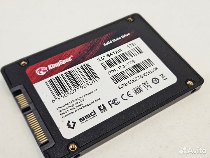 SSD диск KingSpec 1 тб SATA P3-1Tb