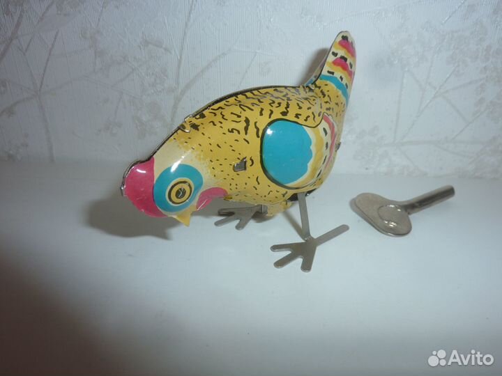Курочка механическая с ключиком СССР