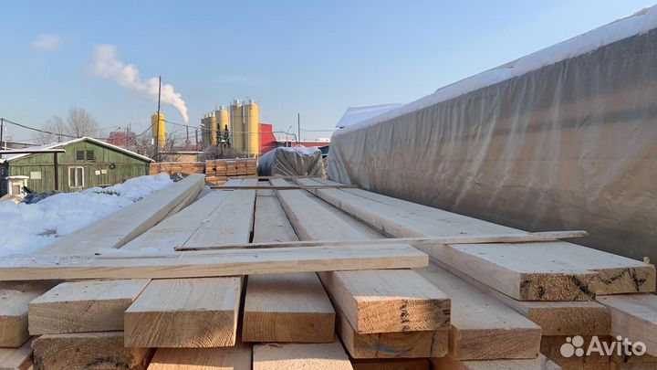 Доска хвоя сухая строганная категории ав