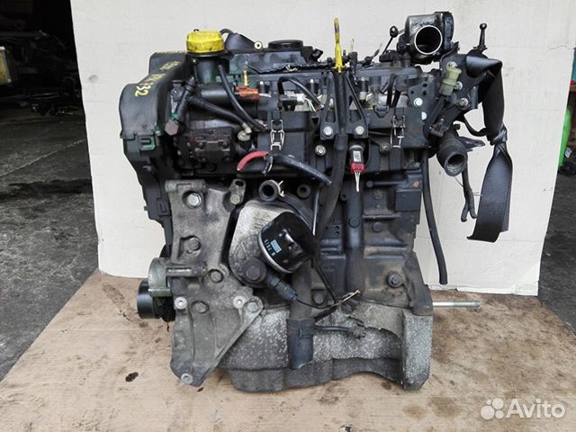 Двигатель Рено Renault K9K 732 DCI дизель Сименс