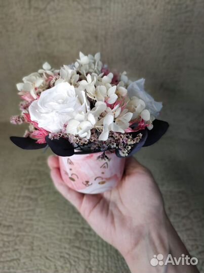 Стабилизированные цветы и сухоцветы