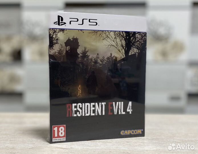 Resident Evil 4 Remake Steelbook (Новый) Sony PS5