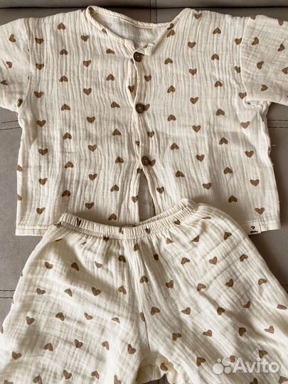 Детская муслиновая пижама